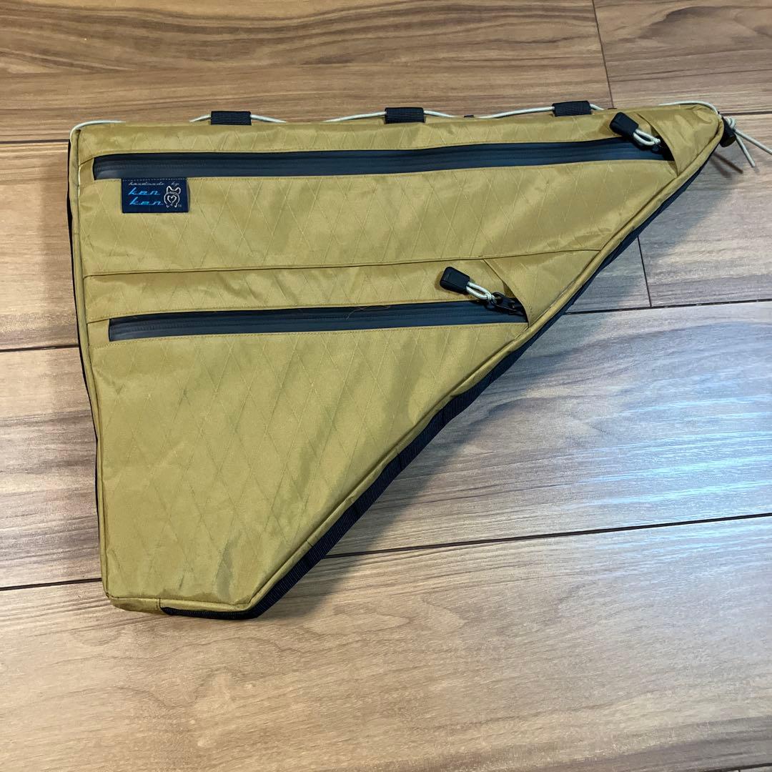 ハンドメイドフルフレームバッグ　X-PAC コヨーテブラウン　43.5cm