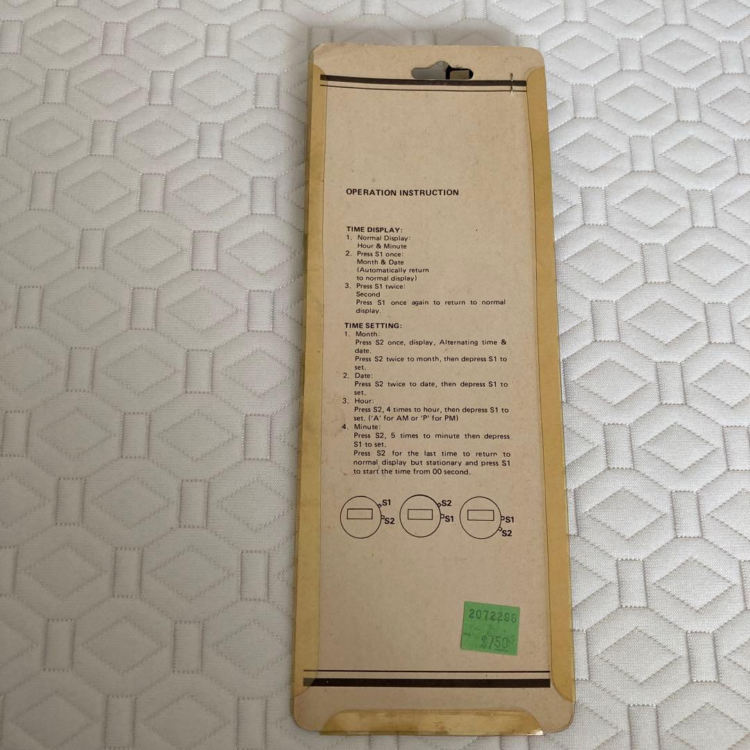 バック・トゥ・ザ・フューチャー デジタルウォッチ未使用