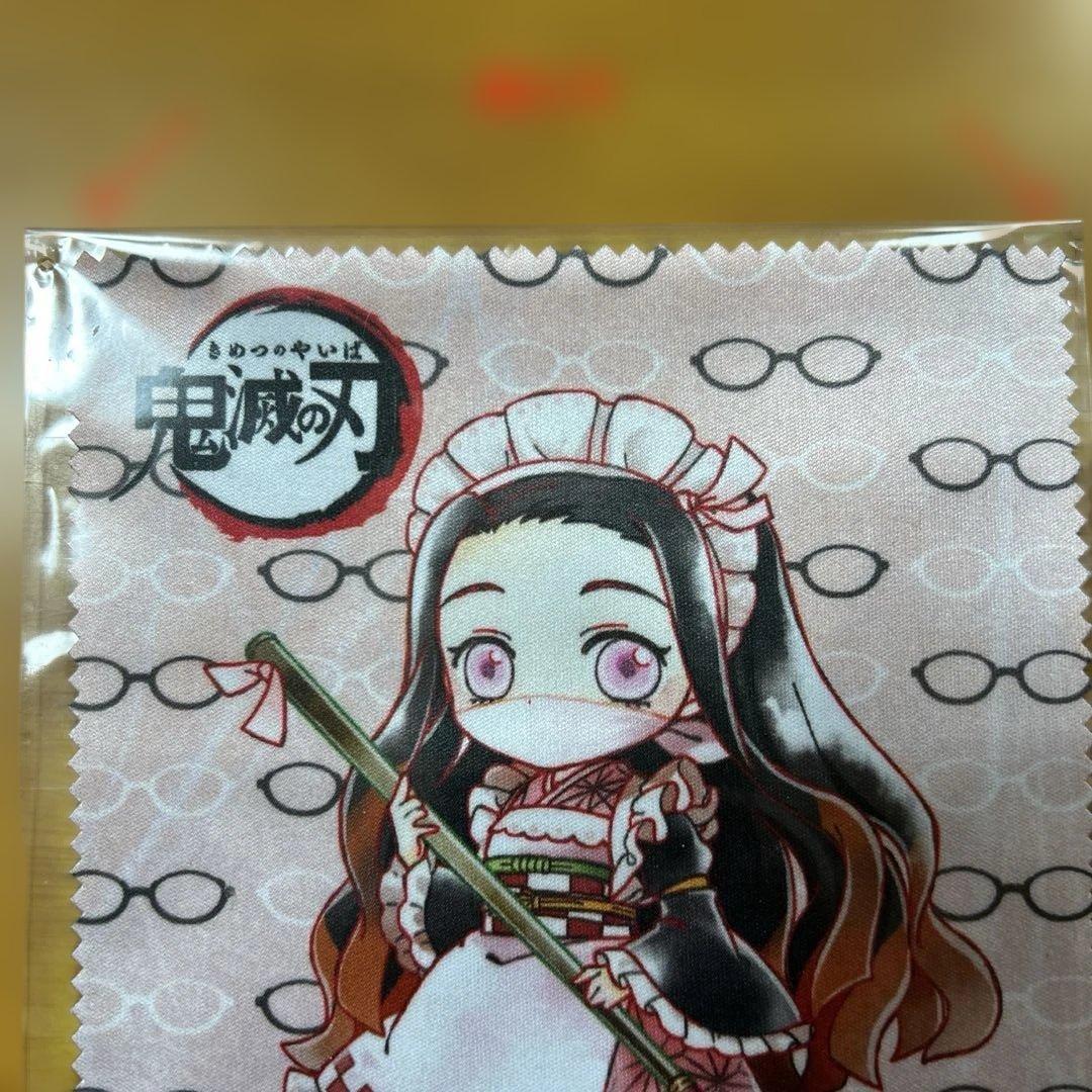 鬼滅の刃×執事眼鏡　缶バッジ&眼鏡拭き