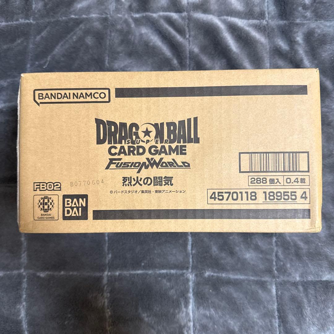 【新品•未開封】ドラゴンボールフュージョンワールド　烈火の闘気　1カートン