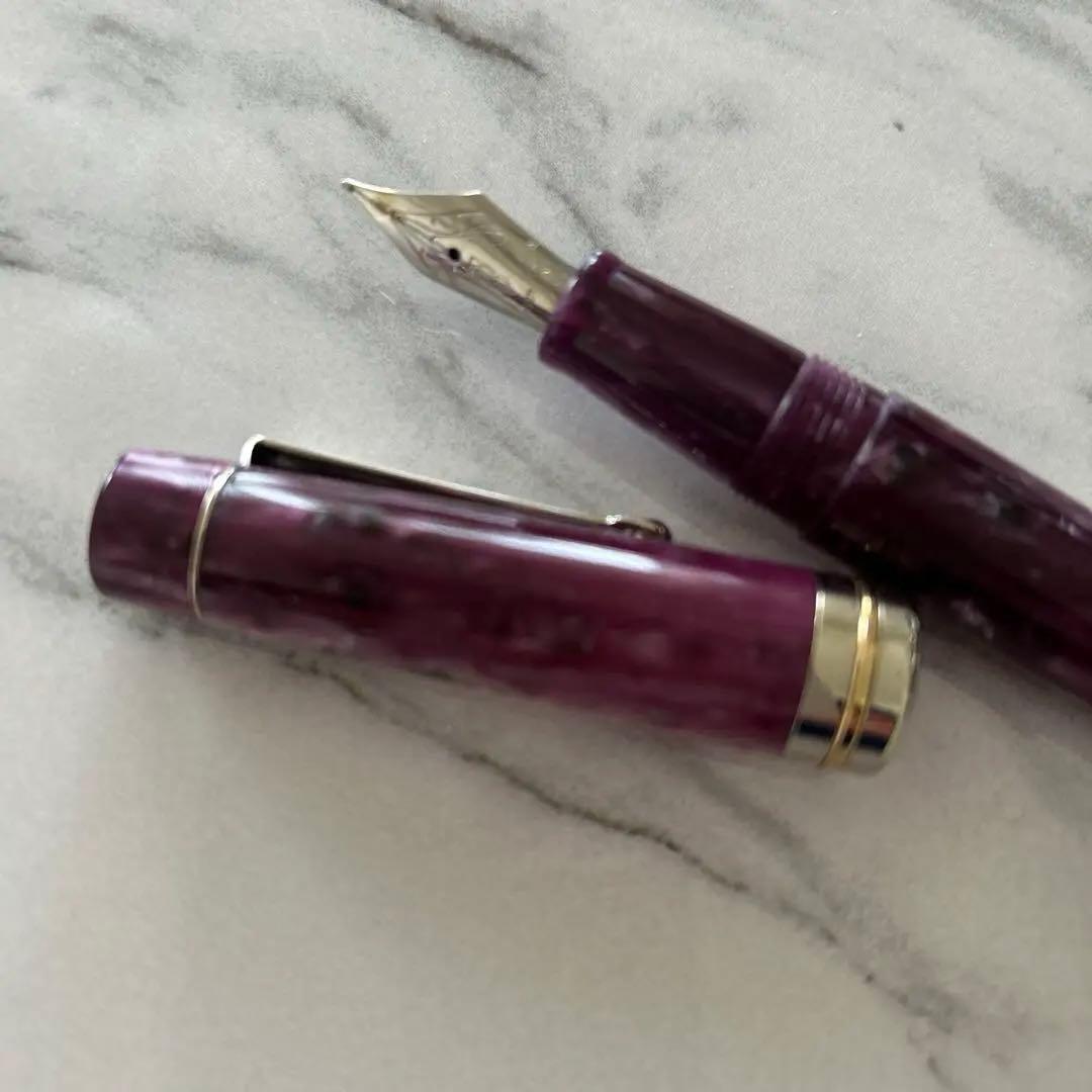 レア　DELTA デルタ 万年筆 ビンテージコレクション パープル　M