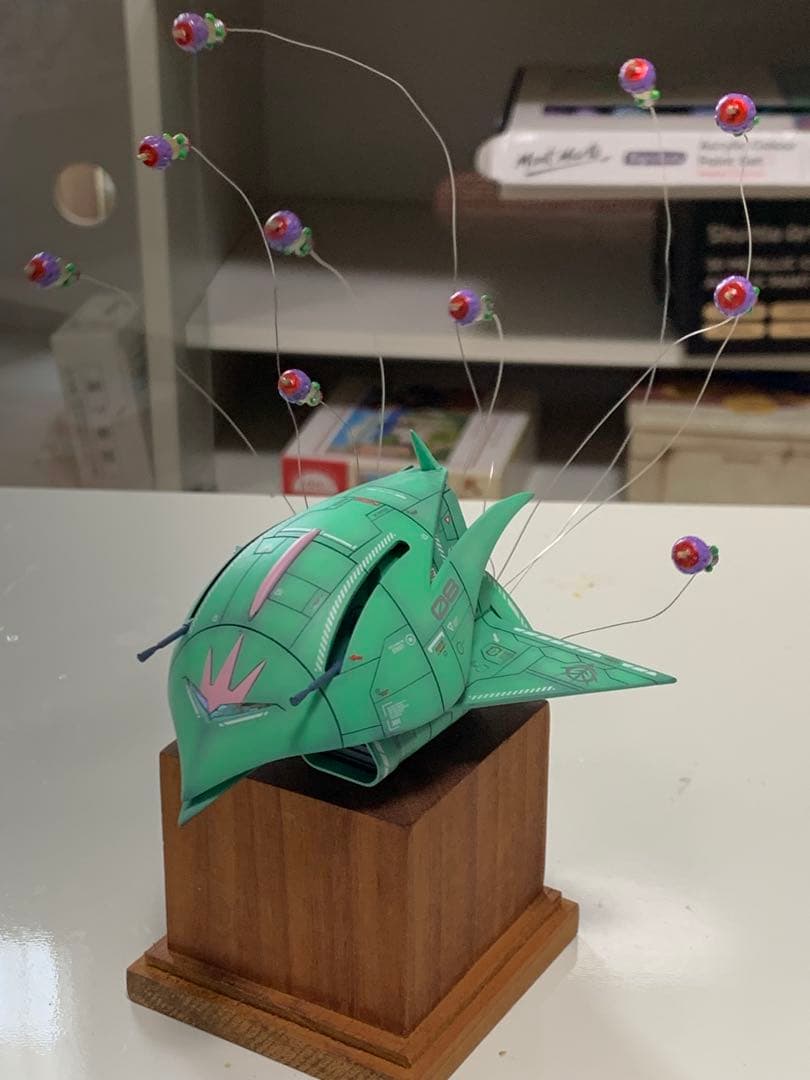 ガンダム　ララァ専用モビルアーマー　塗装済み完成品