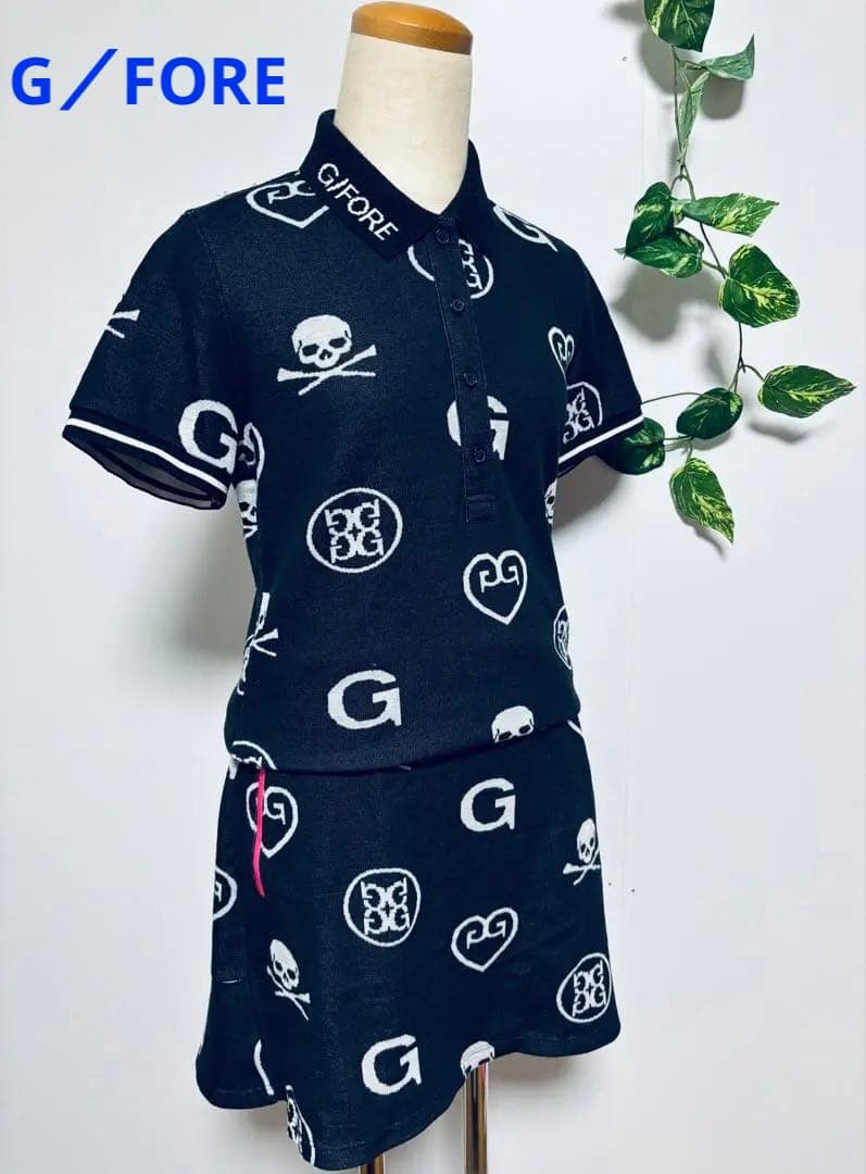 G／FORE ジーフォア　ゴルフセットアップ　40 スカル　ブラック