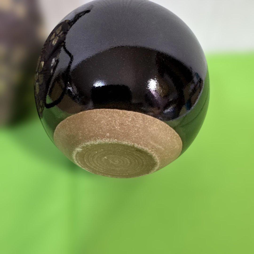 【高級茶道具】蓋付き茶入れ