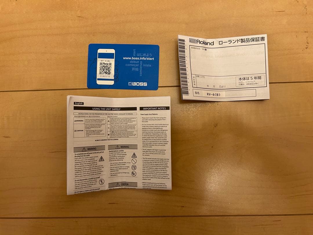 美品 BOSS RV-6 リバーブエフェクター