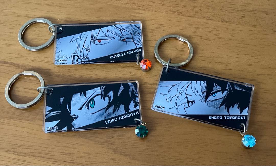 ヒロアカ キーリングコレクション 緑谷 爆豪 轟 ジャンプショップ