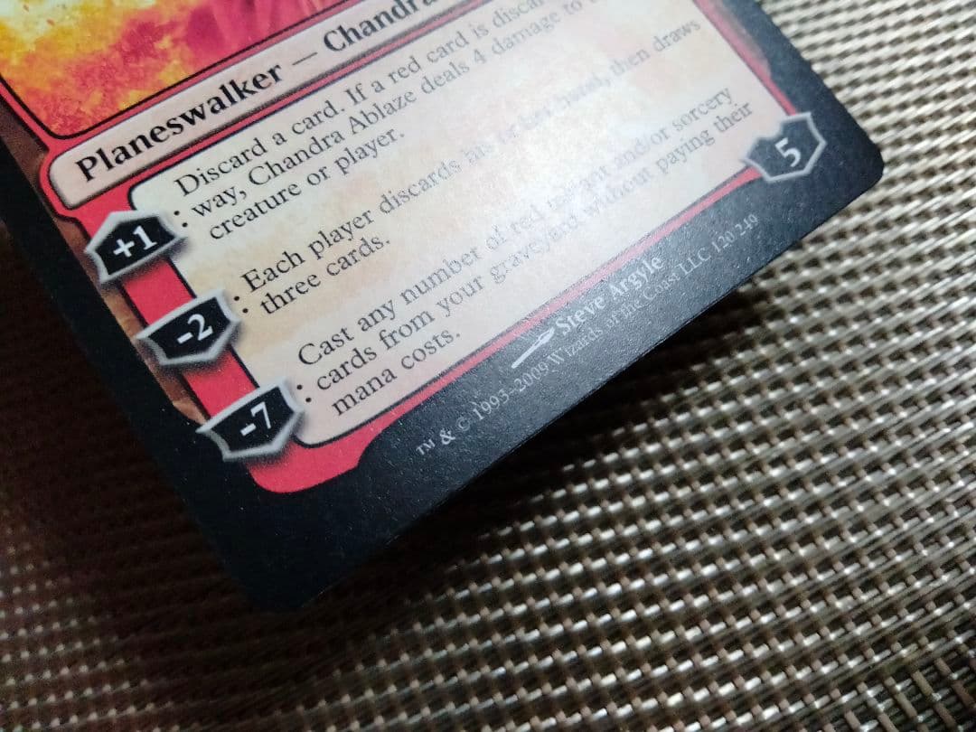 【ご確認用】ゼンディカー 燃え立つチャンドラ 英語 1枚 MTG