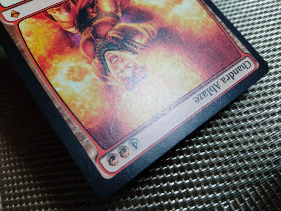 【ご確認用】ゼンディカー 燃え立つチャンドラ 英語 1枚 MTG