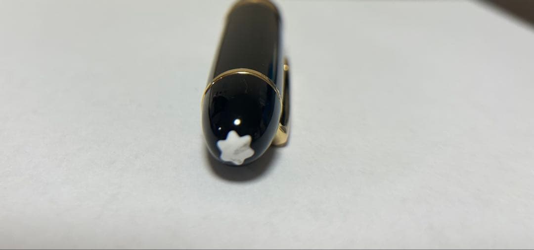 モンブラン 万年筆 黒 金ペン先 4810 18K 専用ケース付き　No.149