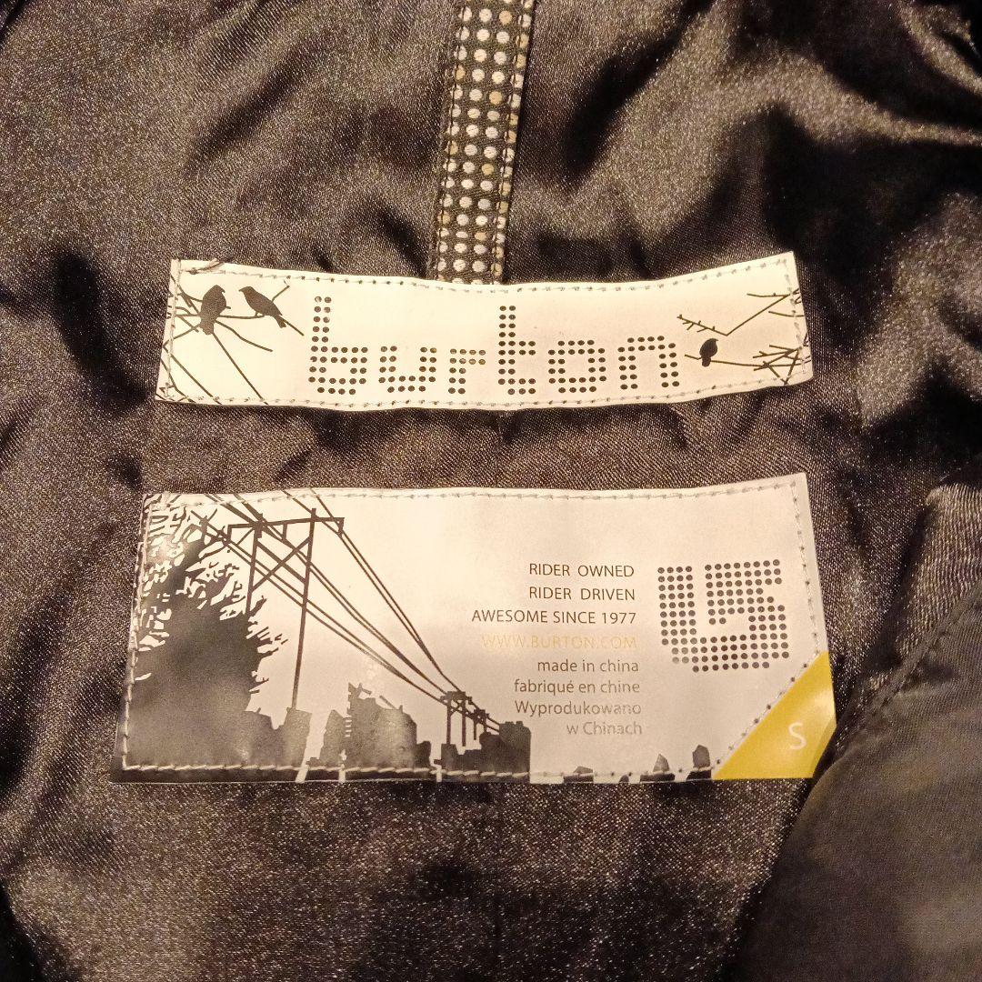 美品Burton バートン スノーボードジャケット ブラック 黒 S