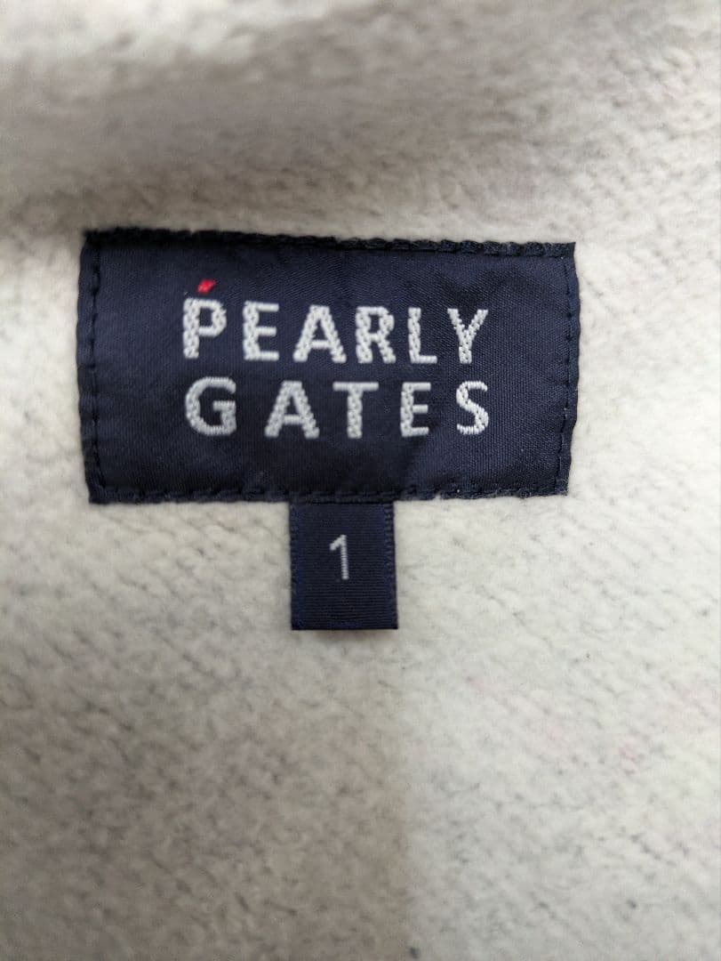 パーリーゲイツ　グレー　パープル　りんご　セットアップ