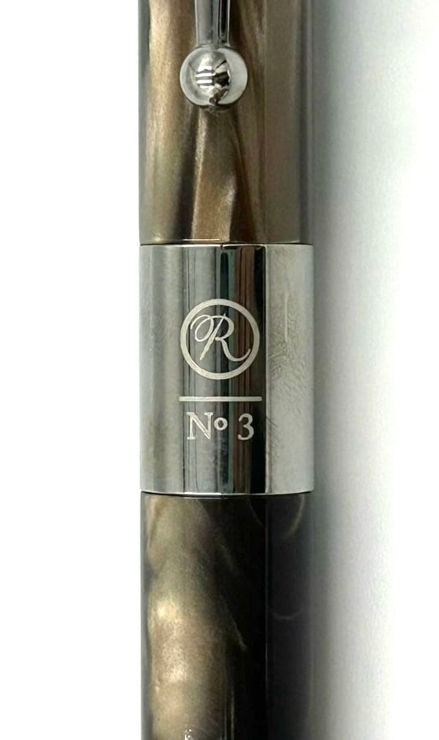 【美品】伊東屋　ROMEO No.3 ボールペン　太軸 イタリアングレー©245