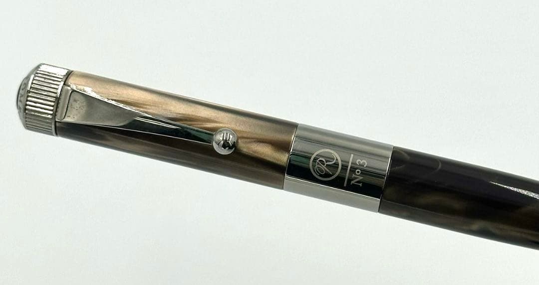 【美品】伊東屋　ROMEO No.3 ボールペン　太軸 イタリアングレー©245