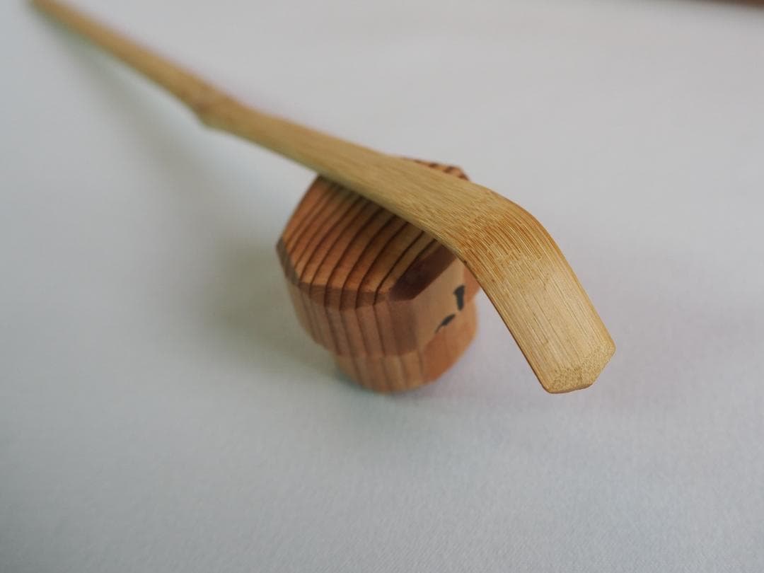 裏千家 井口海仙造『竹茶杓』銘：和敬（共箱）