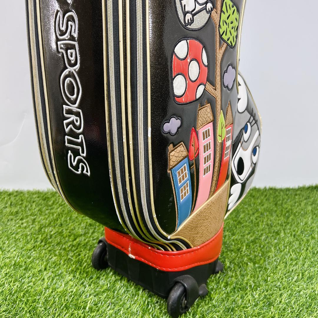 MU SPORTS ミエコ ウエサコ ゴルフ キャディバッグ キャスター付