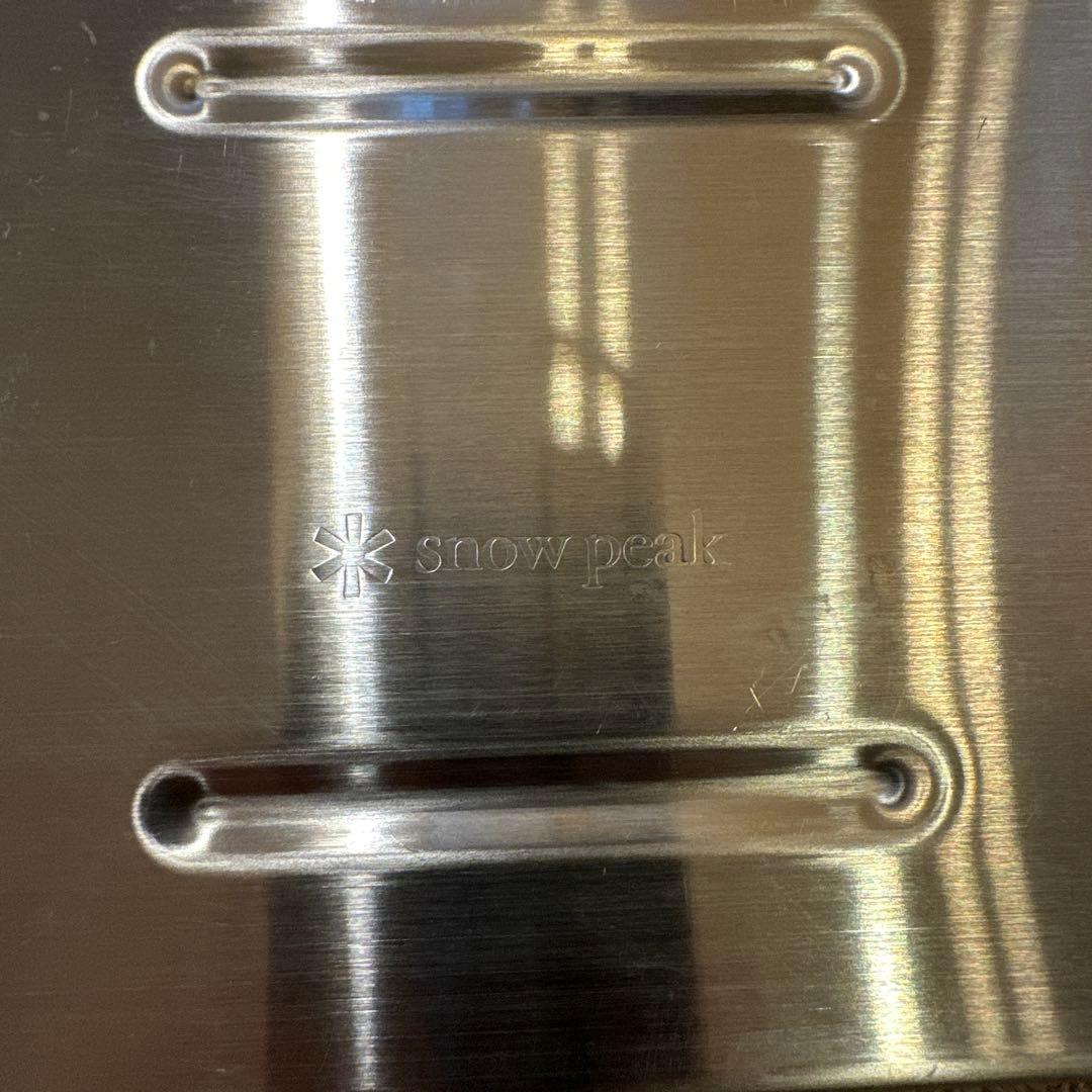 廃盤品 スノーピークMyテーブルSUSトップ【数回使用】