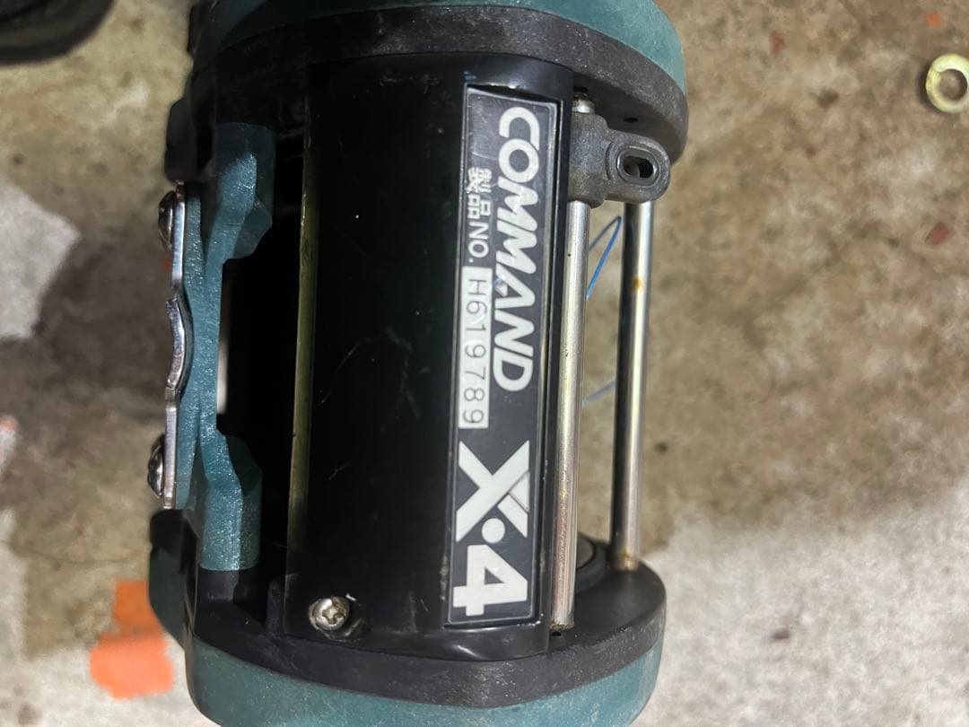 電動リール　ミヤマエ　COMMAND X-4 電動リール　ジャンク品