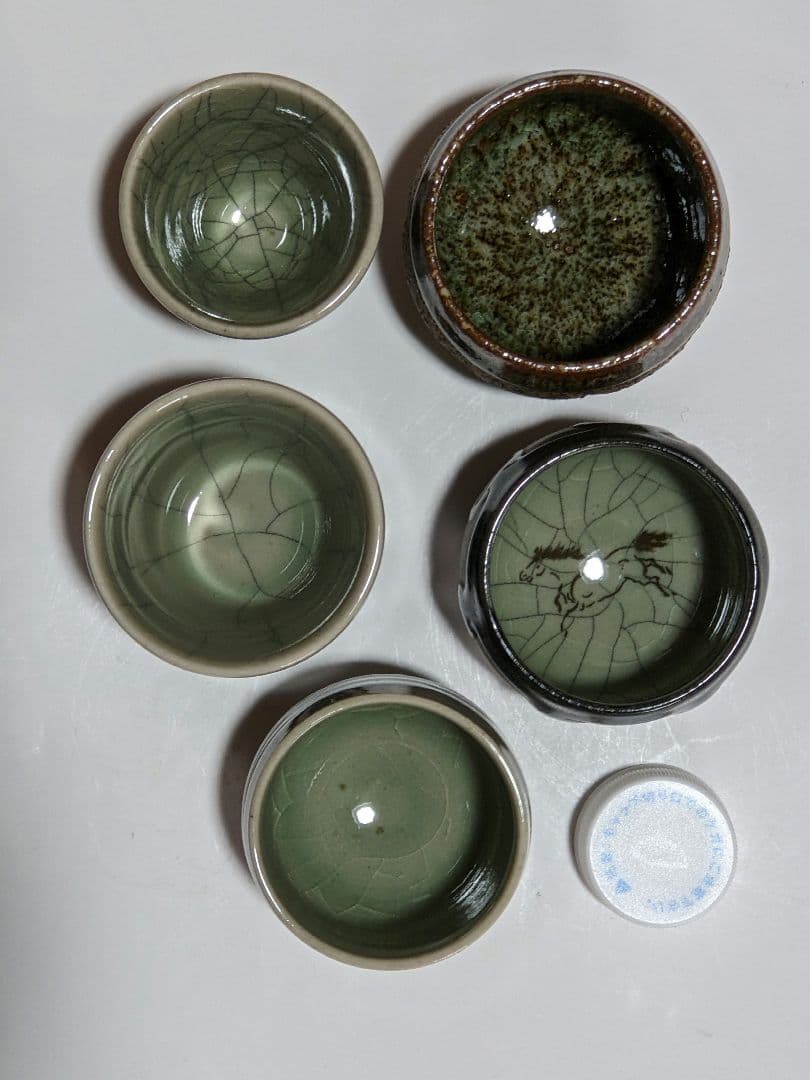 ♦福島県 相馬焼 各種酒器 ぐい呑み アンティーク 骨董品 コレクション