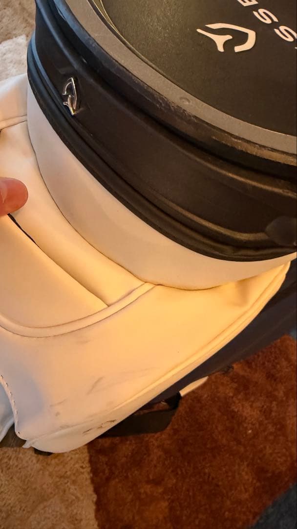 Vessel ゴルフバッグ ホワイト/ネイビー