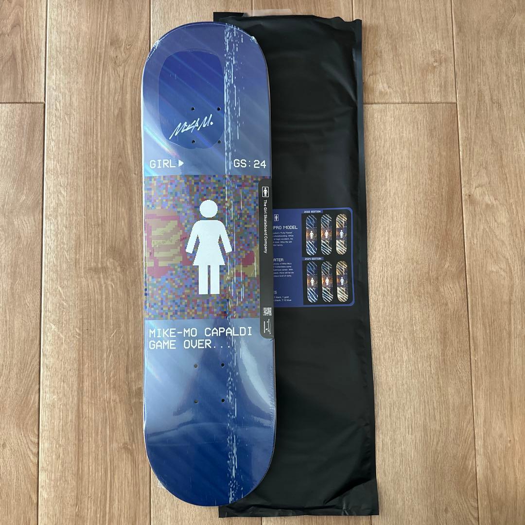 新品未使用！GIRLデッキ MIKE MO直筆サイン入り！