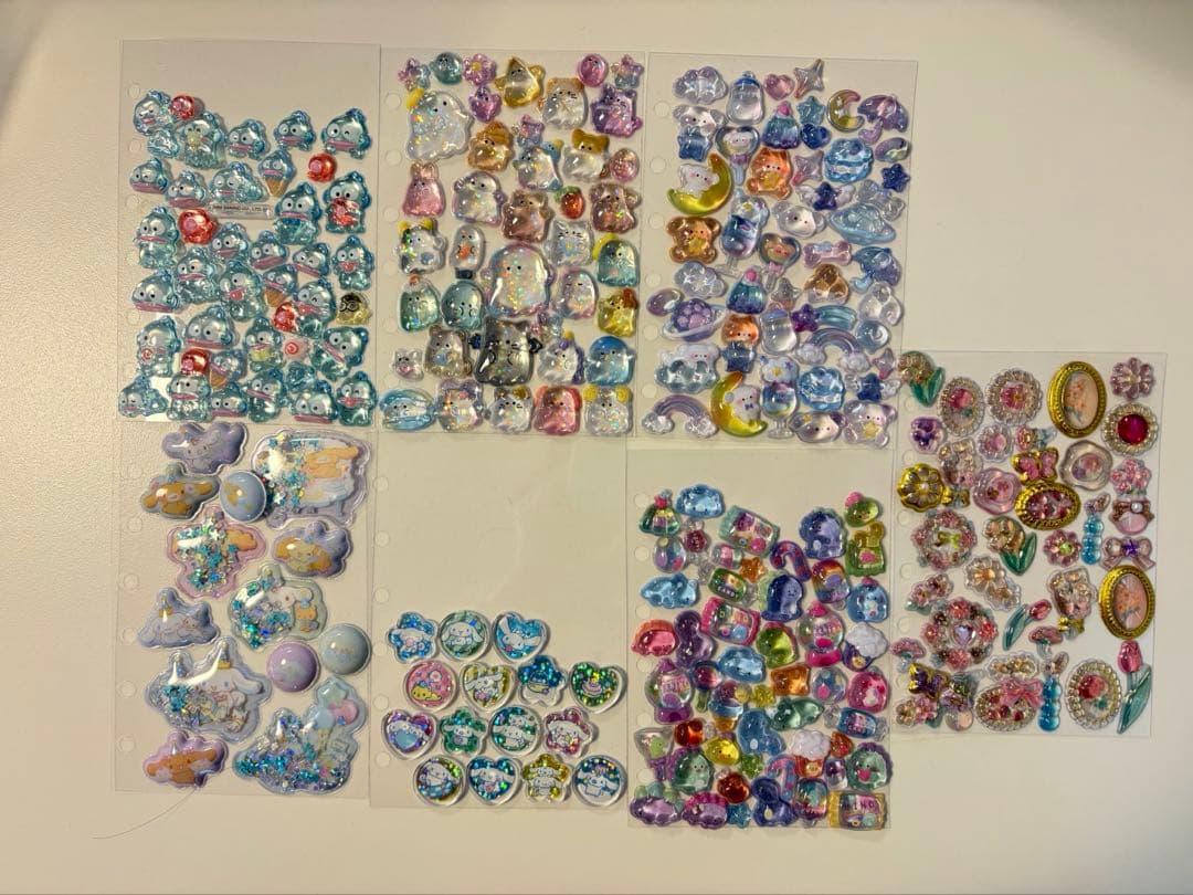 シール帳　完成品（ボンドロ＋立体シールのみ）