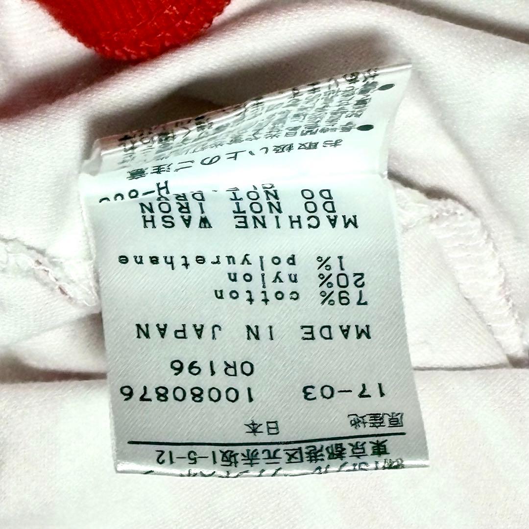 【極美品】パーリーゲイツ　tシャツ　総柄　レッド　ホワイト　いちご柄　ゴルフ L