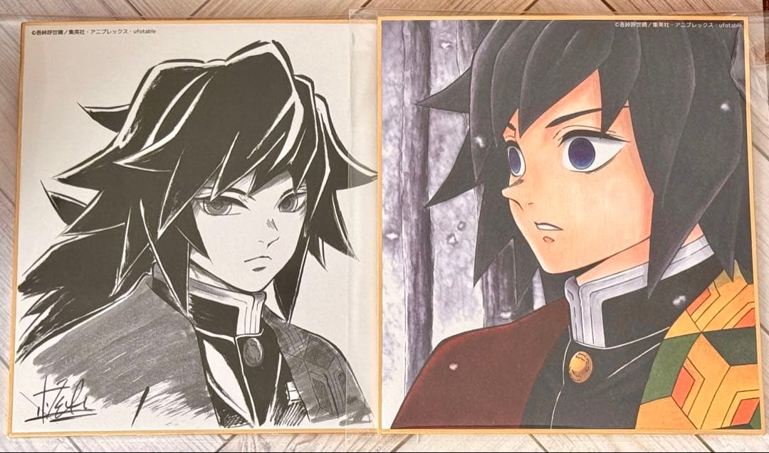 鬼滅の刃　ランダム複製色紙　冨岡義勇