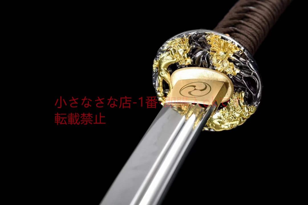 20寸小烏丸焼刃打刀『獅子舞』 古兵器 武具 刀装具 日本刀 模造刀 居合刀