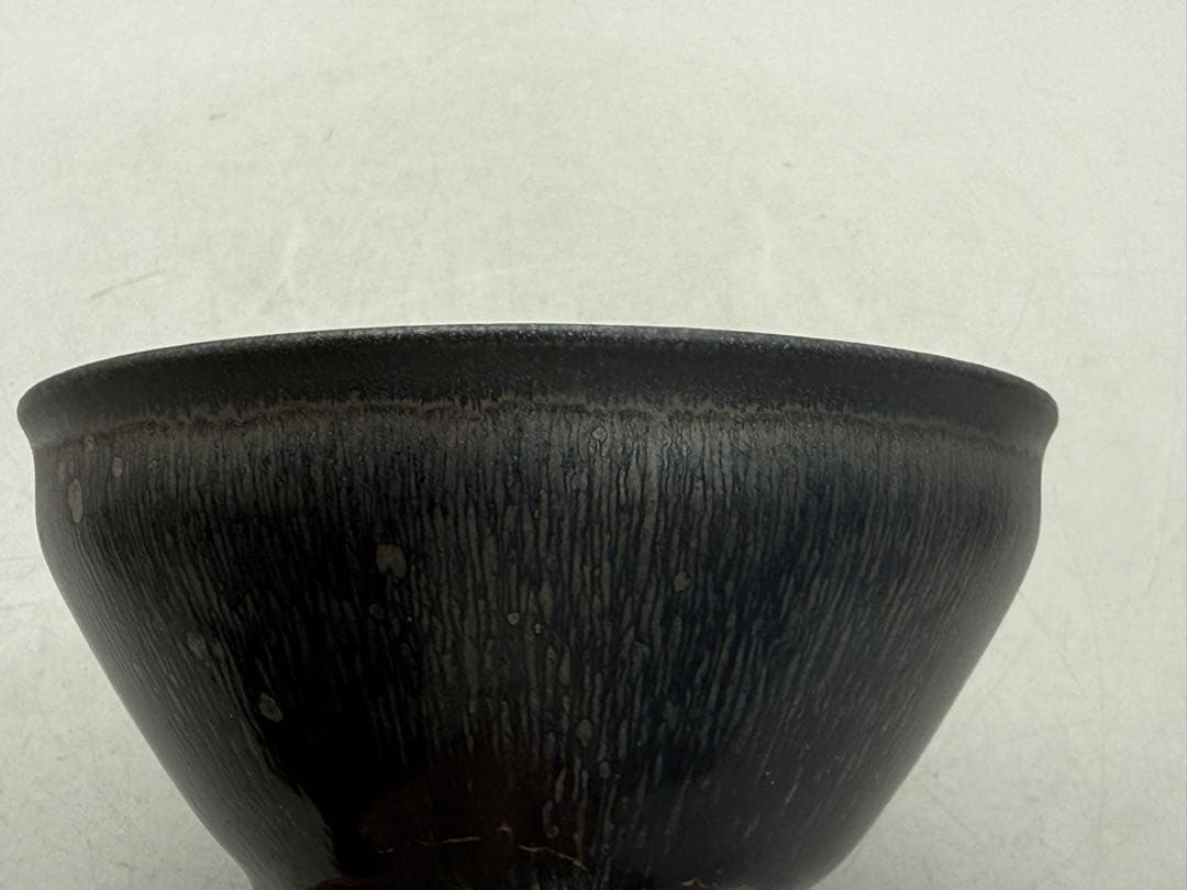 ※中国　建窯　銀豪天目茶碗　送料込み260125