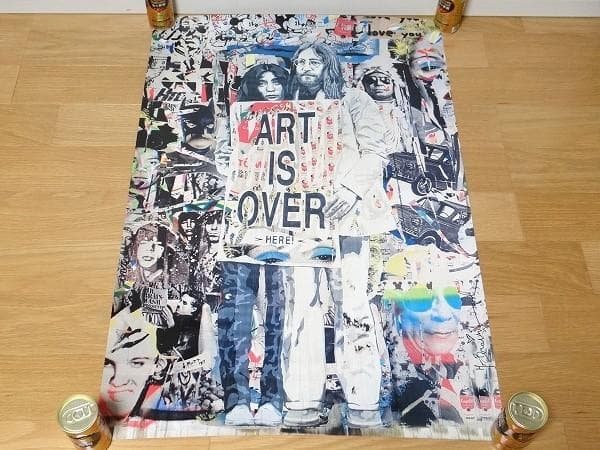 美品 ミスターブレインウォッシュ ジョンレノン オノヨーコ ポスター