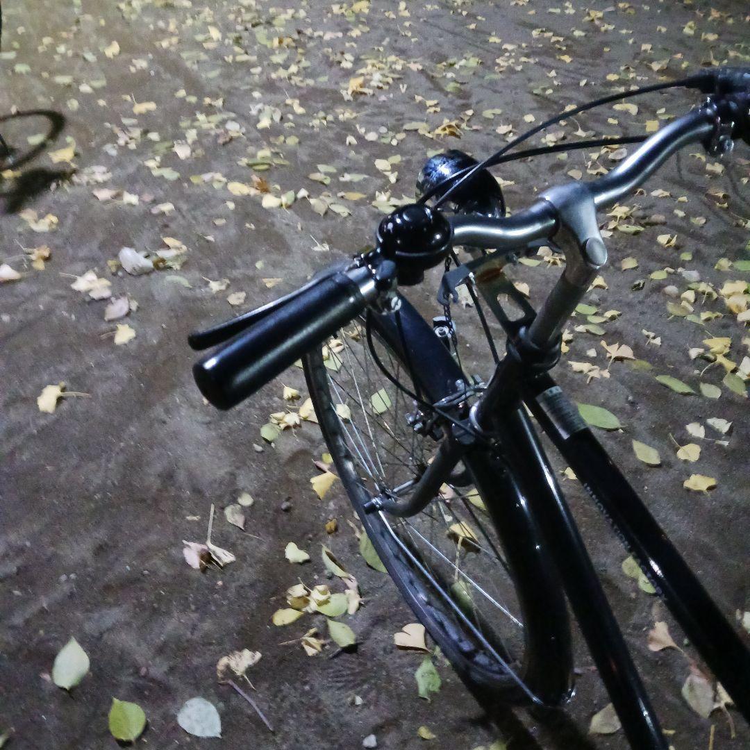 黒のクロスバイク