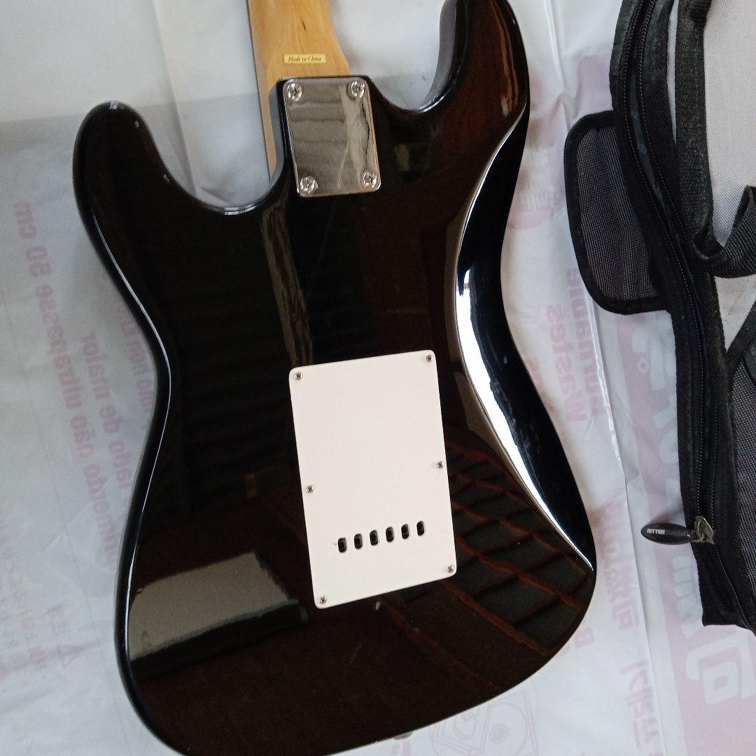 SELDERK エレキギター ブラック ギターバッグ付き