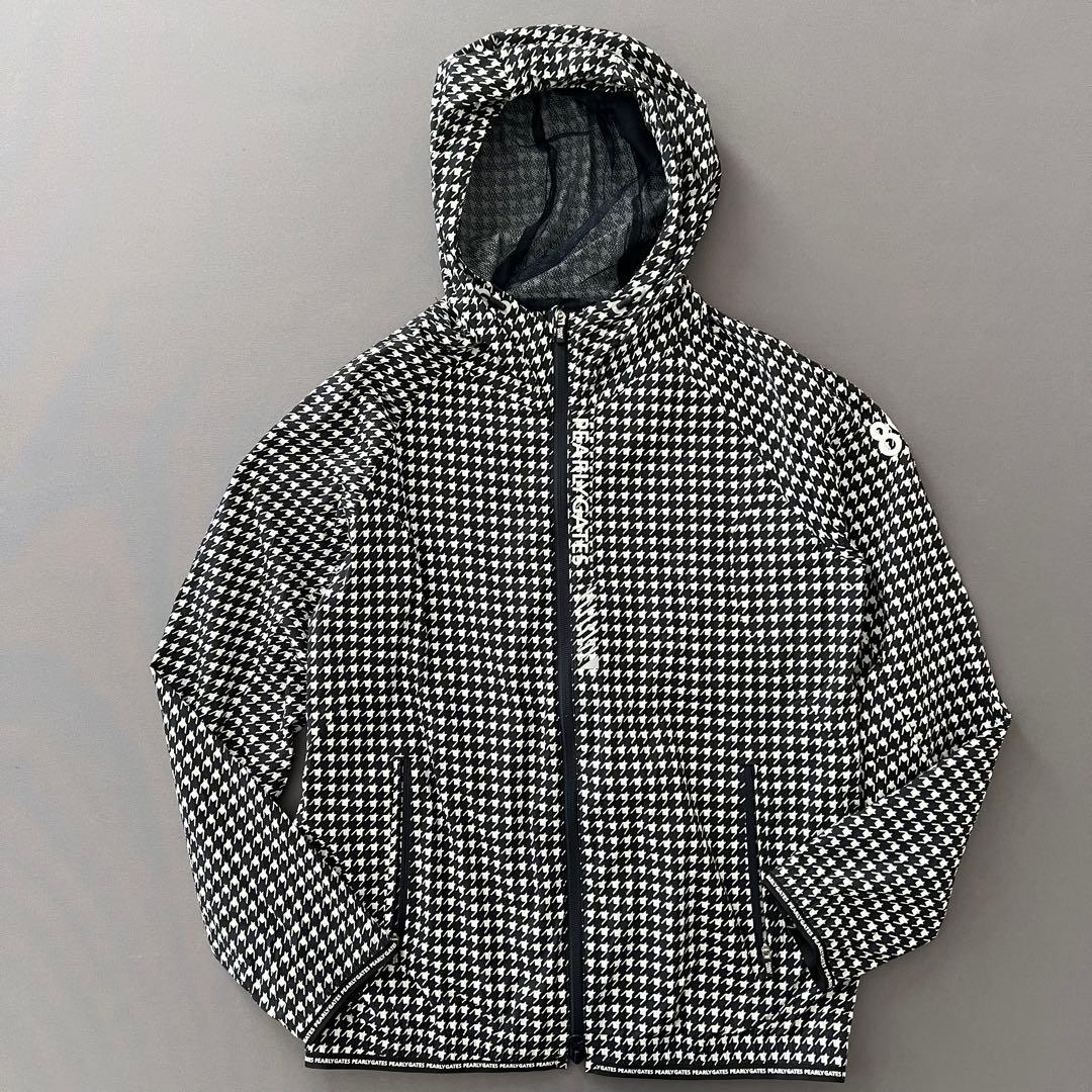 PEARLY GATES パーリーゲイツ　千鳥格子柄　ナイロンジャケット　ゴルフ