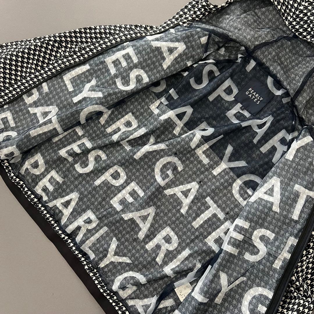 PEARLY GATES パーリーゲイツ　千鳥格子柄　ナイロンジャケット　ゴルフ