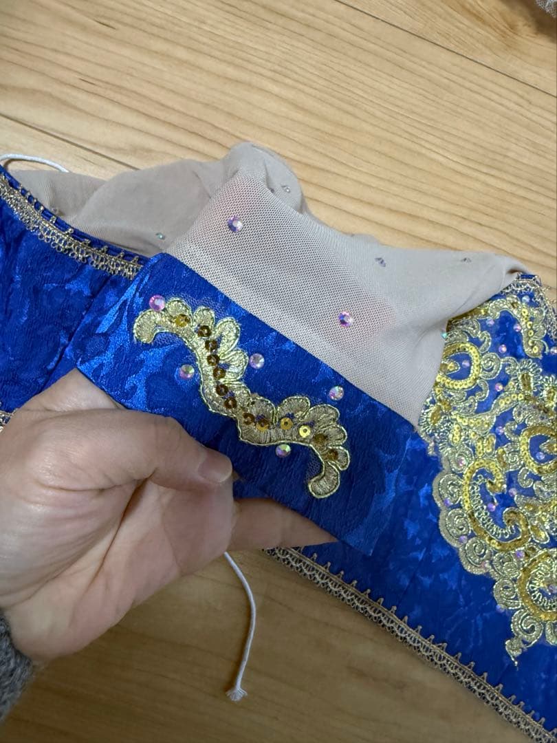 【再値下げ中】新品＊バレエ衣装 セパレートタイプ　海賊などに(青)