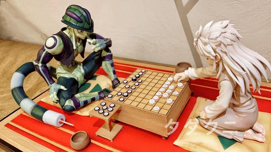 HUNTER×HUNTER メルエム コムギ 軍儀 ガレージキット フィギュア