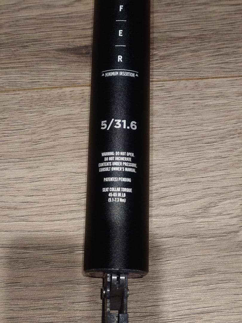 FOX TRANSFER シートポスト 31.6mm 125mm drop