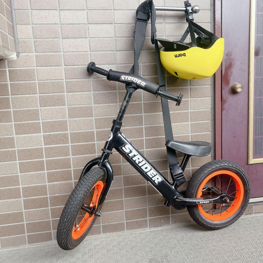 STRIDER ストライダー 12インチ ブラック 黒　bern ヘルメット付