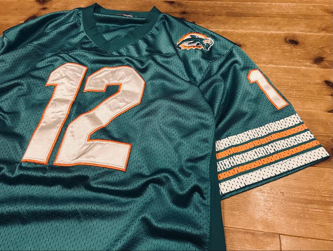 ゲームシャツ 古着 90s Mitchell & Ness マイアミ NFL