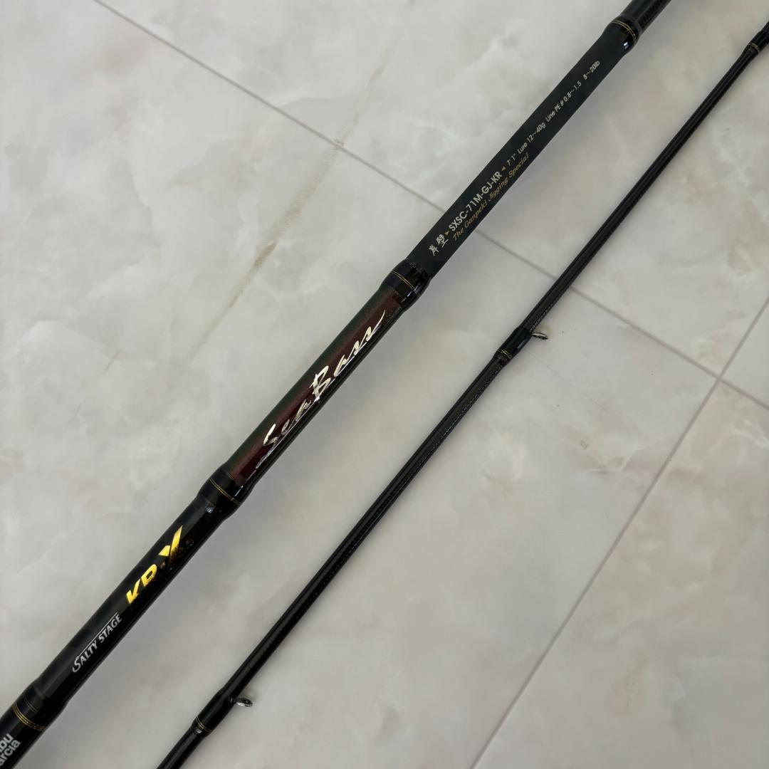 アブガルシア　ソルティーステージ　SXSC-71M-GJ-KR　シーバス　岸壁