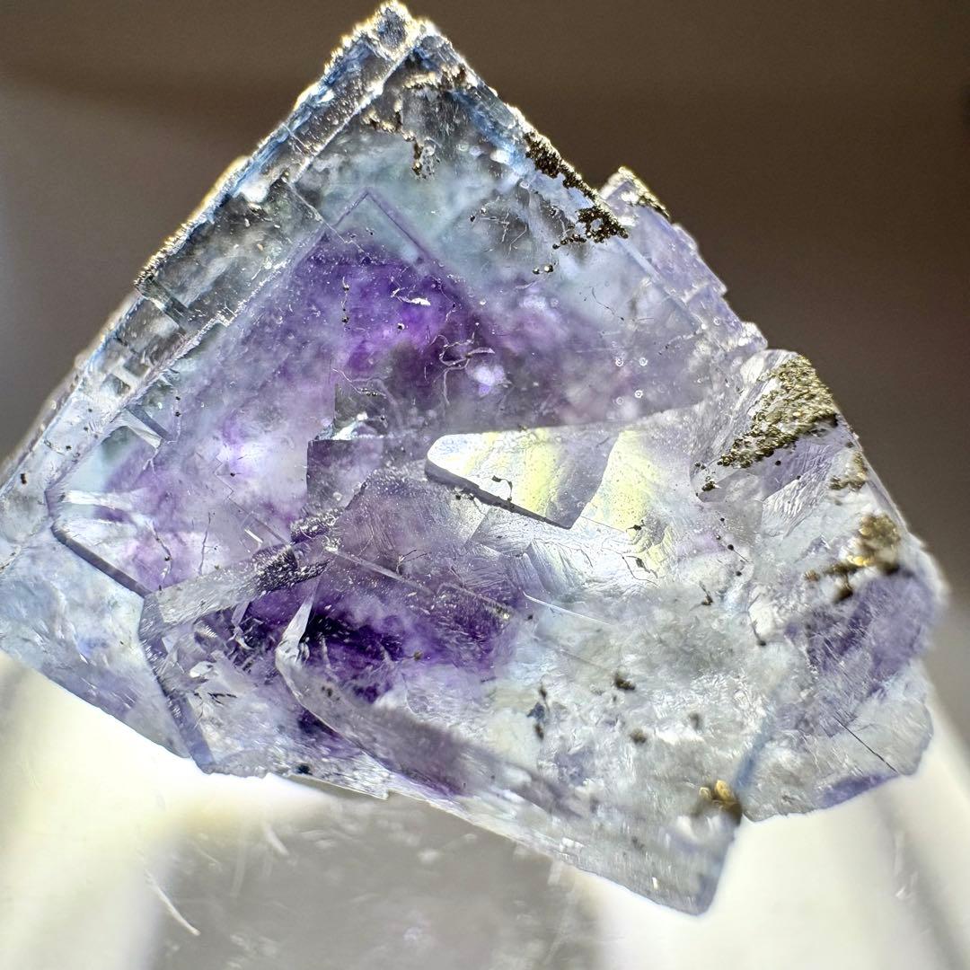 449 中国　ヤオガンシャン産　フローライト&パイライト