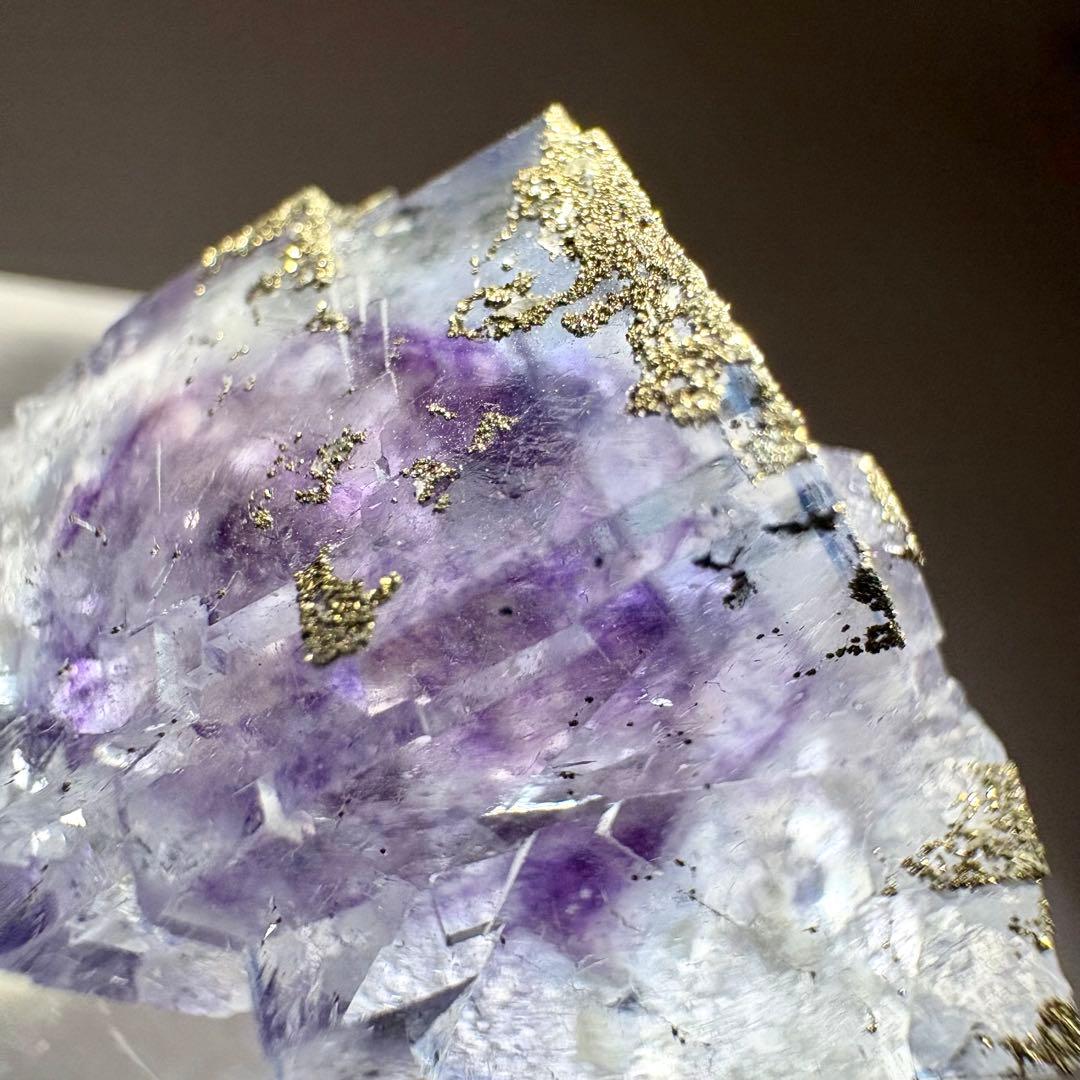 449 中国　ヤオガンシャン産　フローライト&パイライト