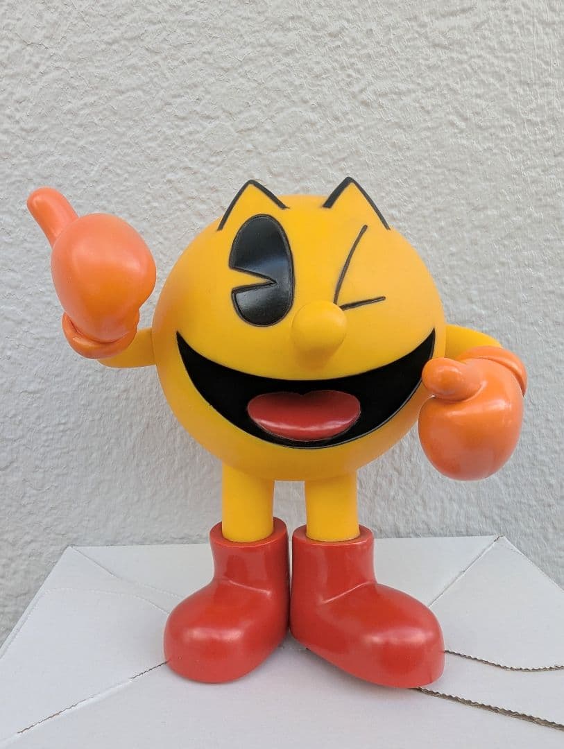 超レア&美品【パックマン フィギュア貯金箱(1999/中古のプライズ品) 】