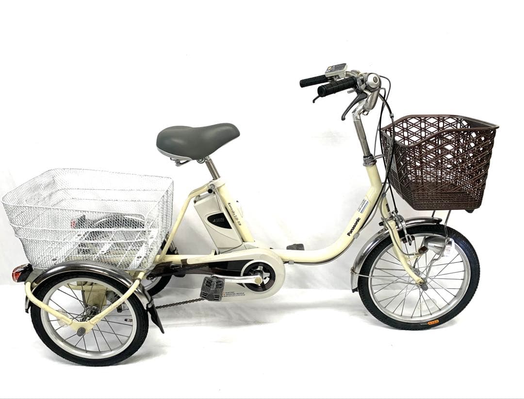 【即乘】送料無料 Panasonic 電動アシスト三輪自転車 Karoyaka