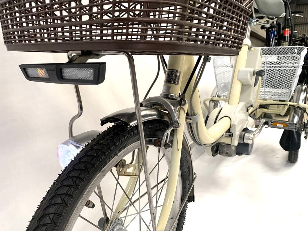 【即乘】送料無料 Panasonic 電動アシスト三輪自転車 Karoyaka