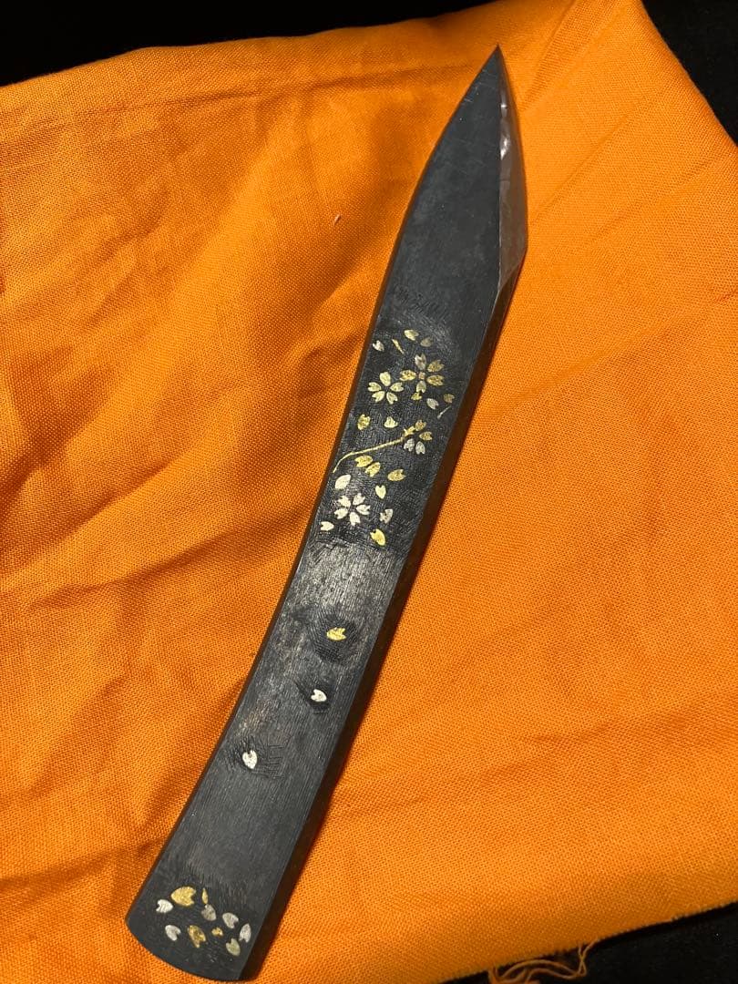 刀匠　藤安将平作　花小刀　一口　木箱　B2240