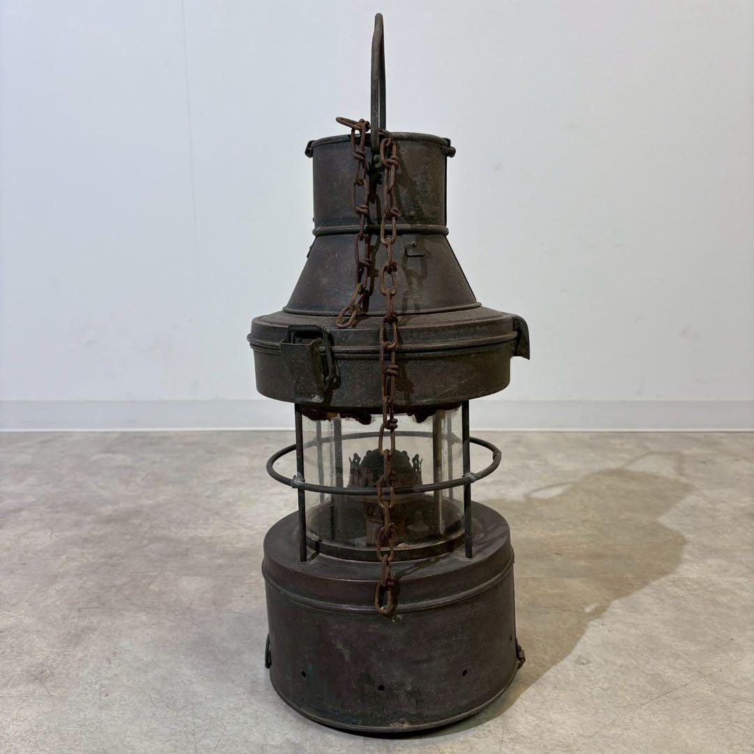 日本船燈株式会社　マリンランプ オイルランプ　船舶ランプ　1953年