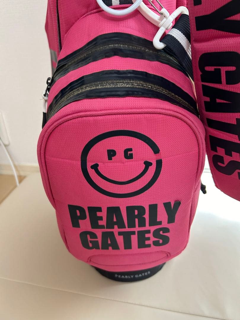 PEARLY GATES PG689 ゴルフバッグ ピンク軽量スタンド