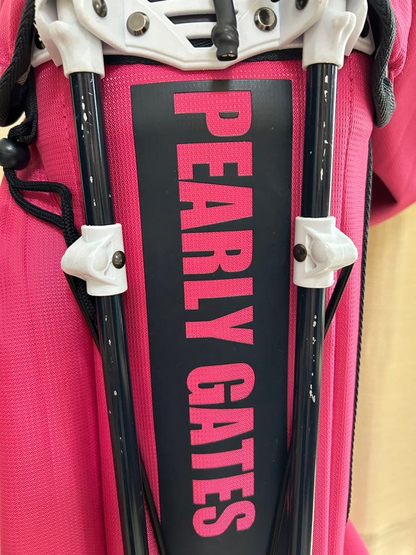 PEARLY GATES PG689 ゴルフバッグ ピンク軽量スタンド