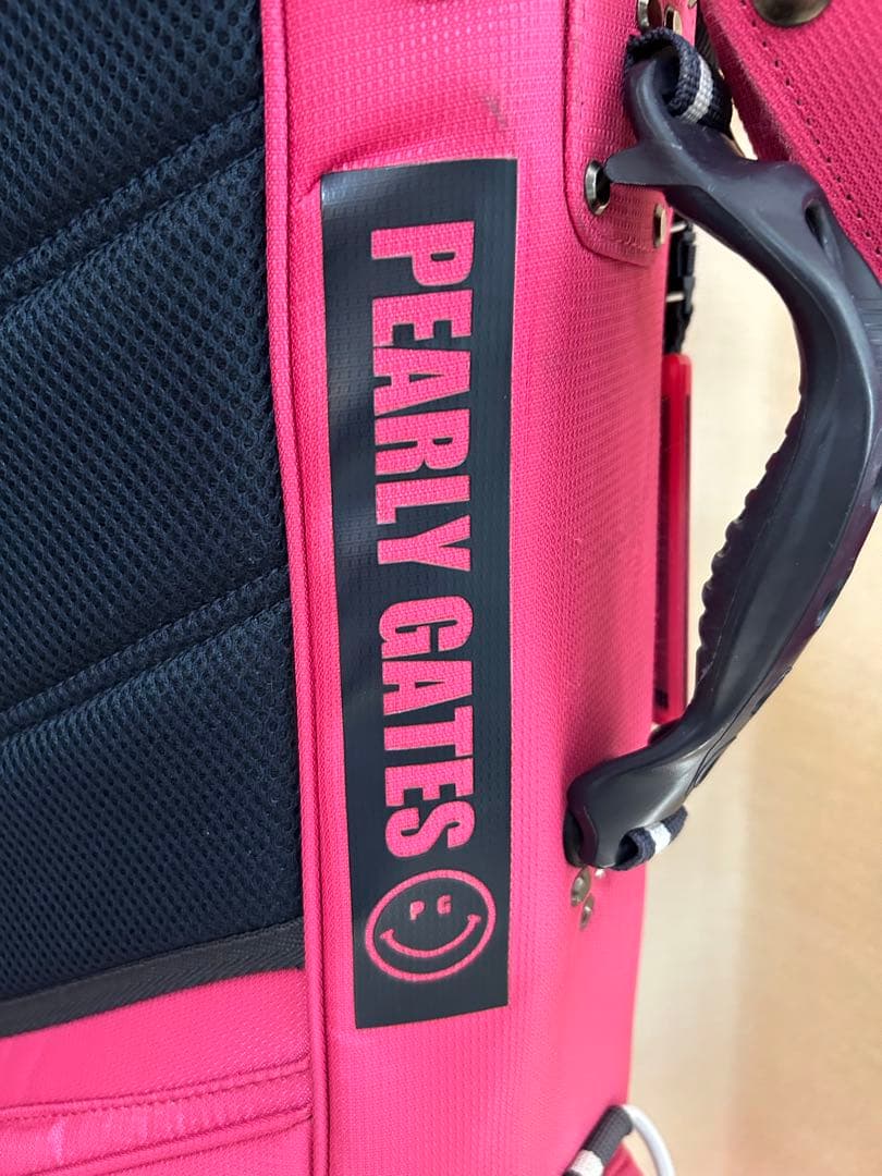 PEARLY GATES PG689 ゴルフバッグ ピンク軽量スタンド